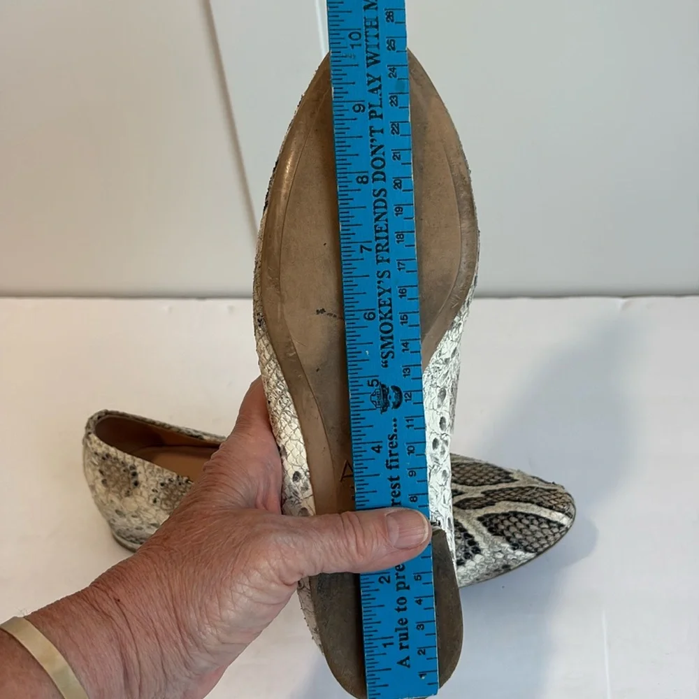 Agl Softy Snakeskin Moc Flats Loafer Made in Italy